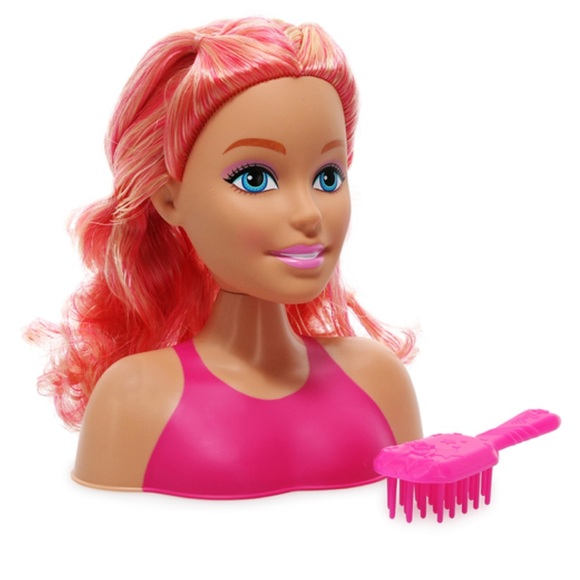 Barbie Mini Styling Head with Pink Hair - Picture 2 of 2